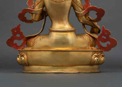 Green Tara Statue | Tibetan Deity of Swift Compassion