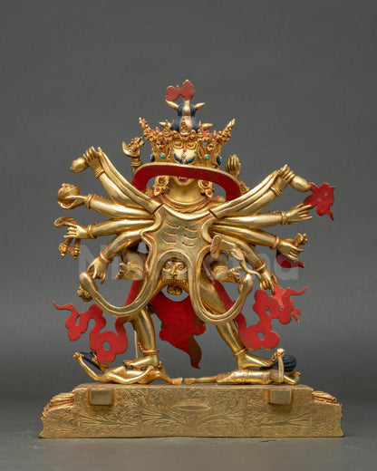 Khorlo Demchog Statue | Handcrafted Tantra Guardian of Sacred Energy