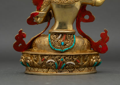 Manjushree | Artisan Crafted Sculpture for Spiritual Decor