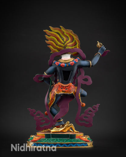 Lion-Headed Protector Simha Mukha Statue | Nepalese Masterpiece Sculpture