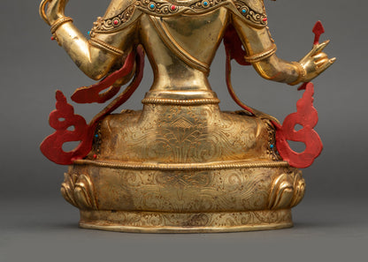 Manjushri Statue | Handmade Nepalese Buddhist Sculpture