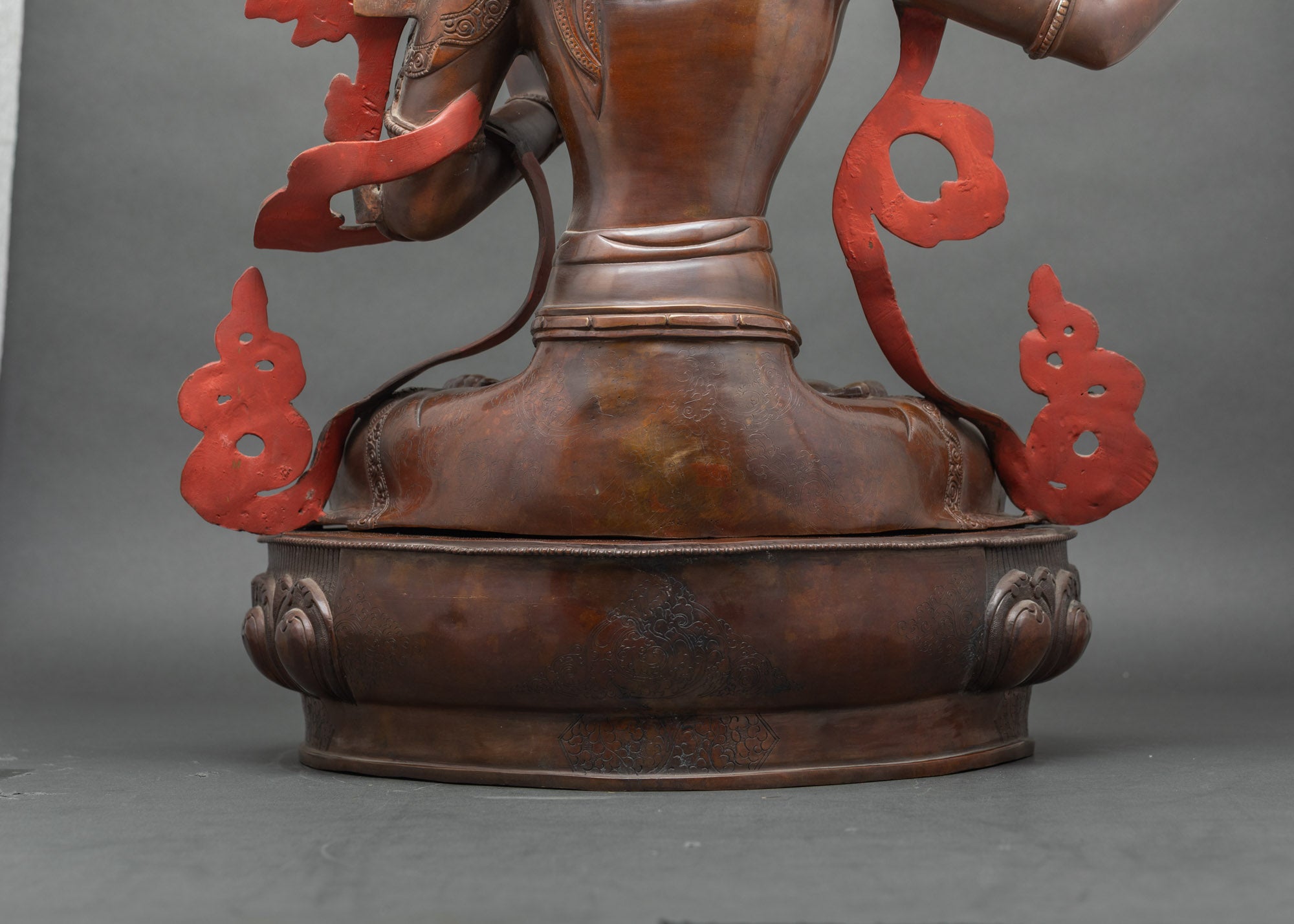 Manjushri Meditation Statue | Authentic Lost-Wax Copper Artwork from Nepal
