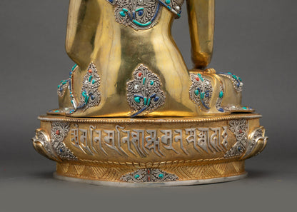 Shakyamuni Buddha Statue | Copper Buddhist Sculpture for Decor