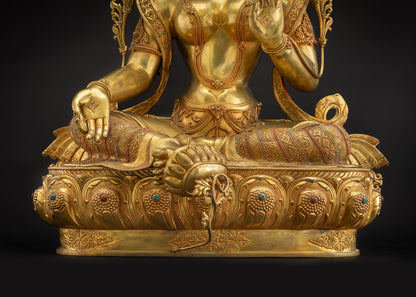 Green Tara Statue