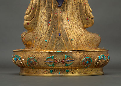 Guru Orgyen Norla Statue | Buddhist Wealth Deity Artwork