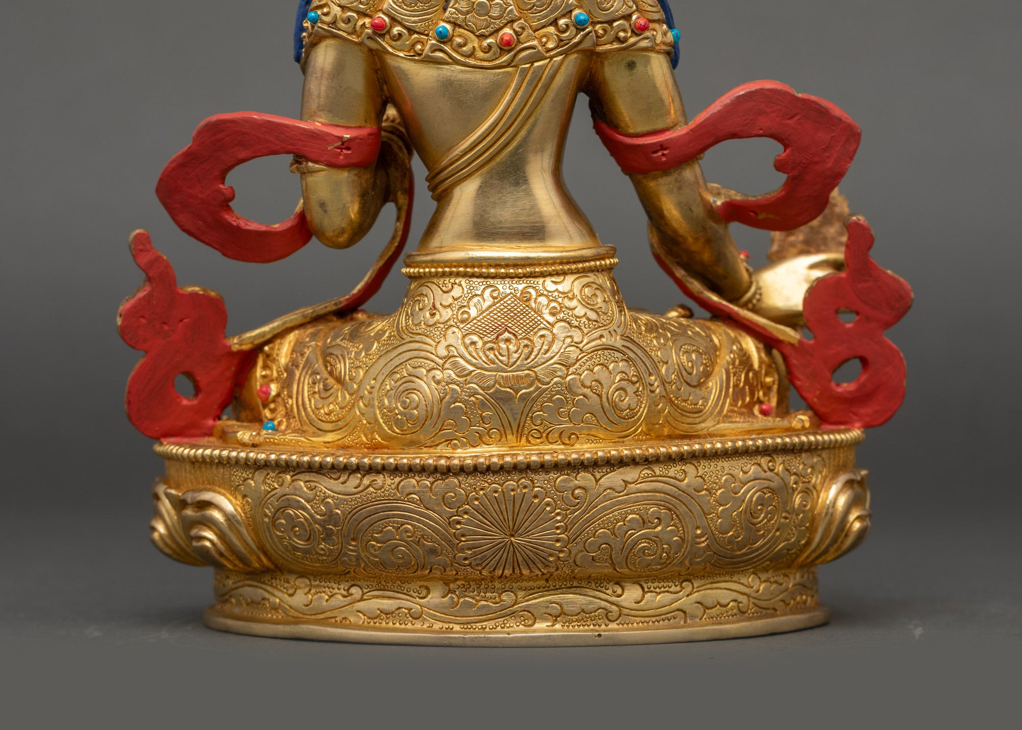 Handmade Nepalese Bodhisattva Dukar Sculpture
