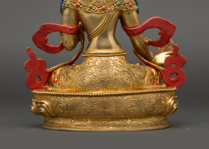 Handmade Nepalese Bodhisattva Dukar Sculpture