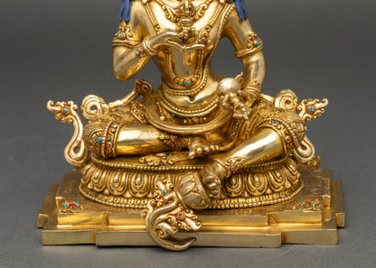 Dorje Sempa Sculpture | 24K Gold Fire-Gilded Nepalese Artwork