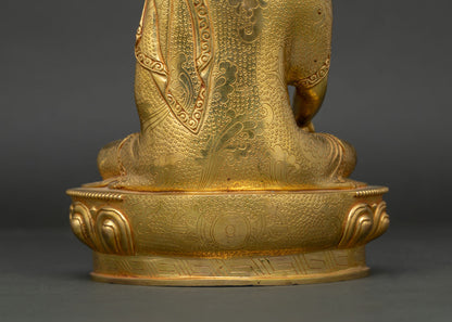Shakyamuni Buddha Statue | Traditional Himalayan Sculpture