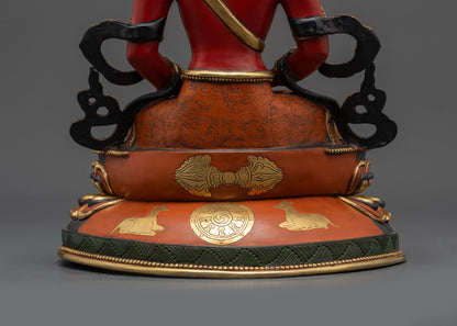 Divine Statue of Long Life Amitayus | Buddhist Sculpture for Longevity