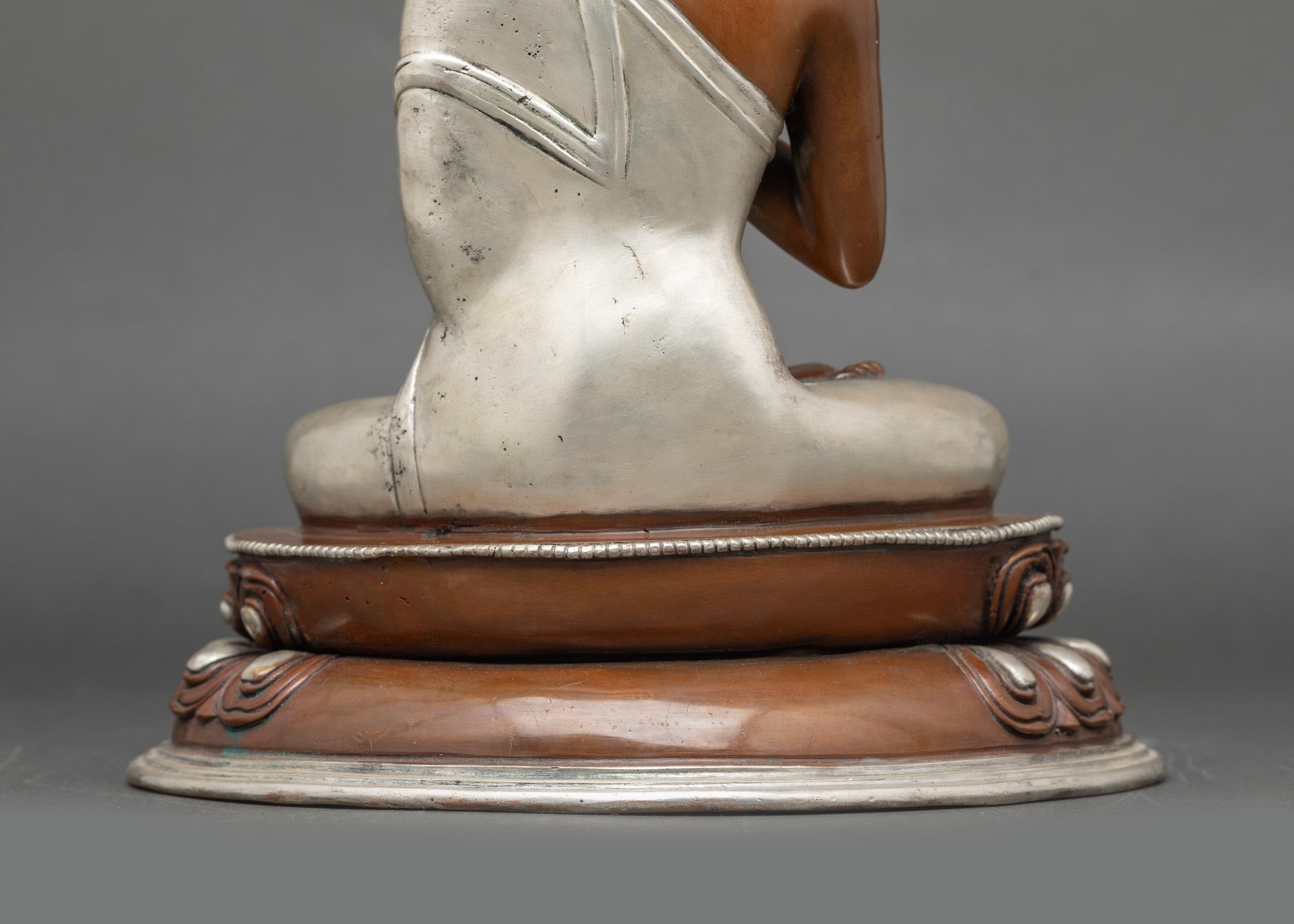 Oxidized Vairocana Buddha Sculpture -Buddha of Purification