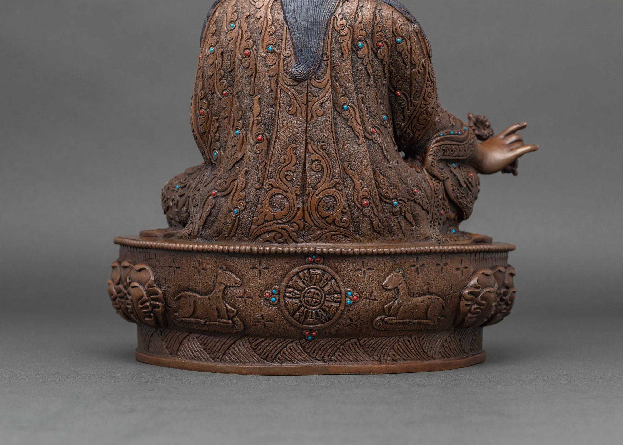 Divine Guru Rinpoche Statue | Traditional Himalayan Buddhist Art
