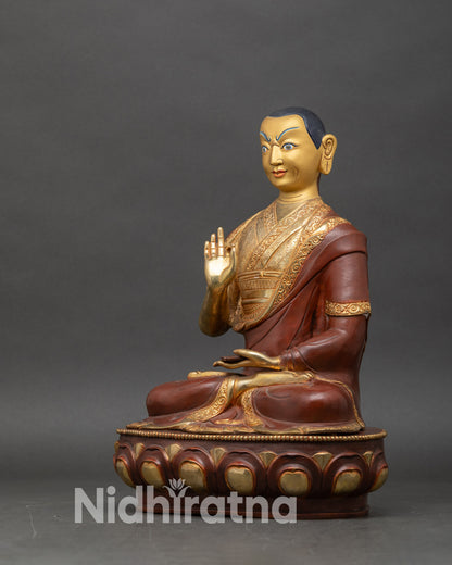 Je Tsongkhapa Statue Set | Gelug Founder Buddhist Figure