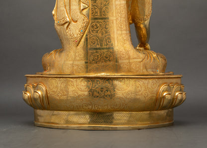 Handcrafted Shakyamuni Buddha Statue | Timeless Buddhist Sculpture