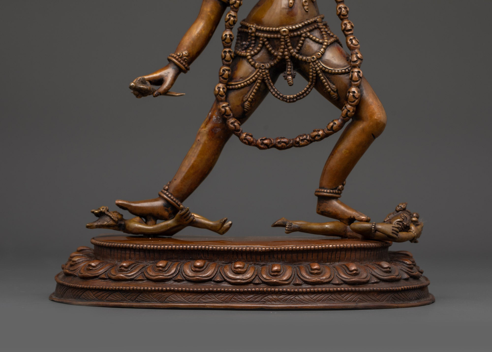 Oxidized Vajrayogini Meditation Sculpture | Tantric Goddess from Nepal