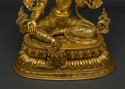 Green Tara Statue