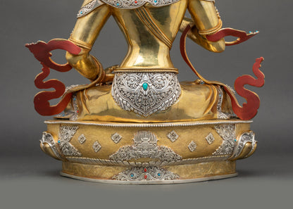 Handcrafted Dorje Sempa Statue | Tibetan Karma Purification Buddha