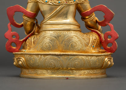 Dzambhala Wealth Deity Statue | Authentic Buddhist Sculpture