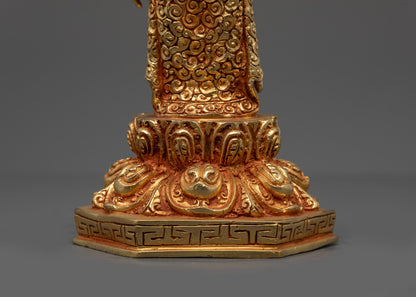 Standing Little Buddha Statue from Nepal | Buddha Born in Lumbini