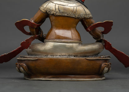 Nepalese Dzambhala Statue | Prosperity and Abundance Deity Sculpture