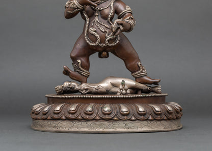 Black Dzambhala Statue | Handcrafted Nepalese Artwork