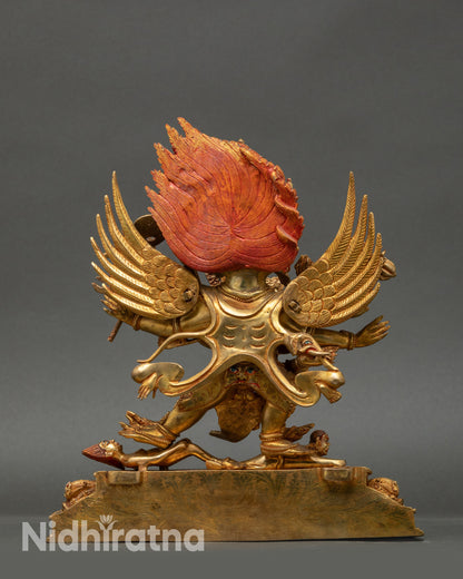 Handmade Vajrakilaya and Consort Statue for Daily Spiritual Practice