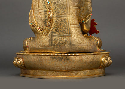 Healing Energy of Medicine Buddha | Ritual Copper Statue from Nepal