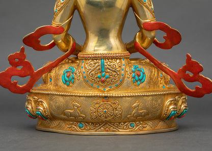 Traditional Amitayus Buddha Statue – Enhance Longevity and Prosperity