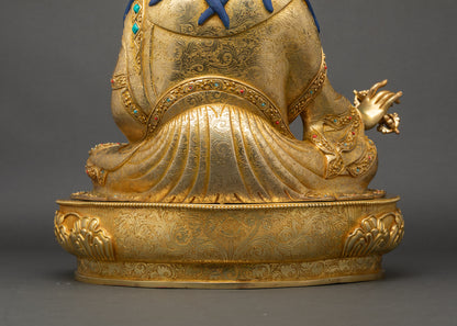 Authentic Guru Padmasambhava Statue from Nepal | Handcrafted Art