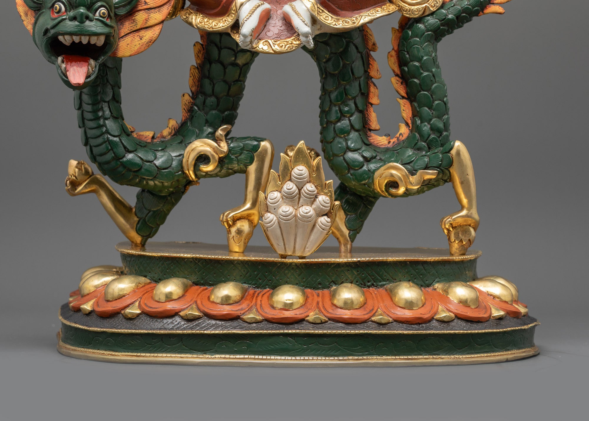 White Dzambhala Statue