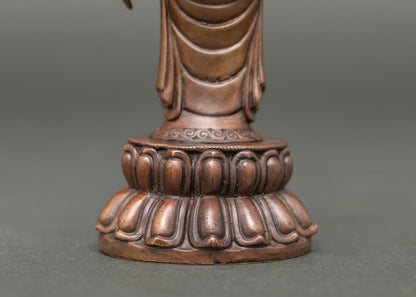 Oxidized Little Buddha Statue - Blessing of Mindfulness
