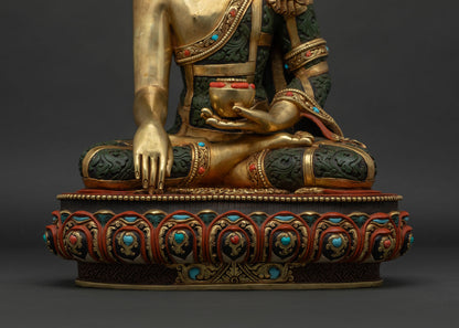 Vibrant Shakyamuni Buddha Statue – Meditation & Spiritual Decor