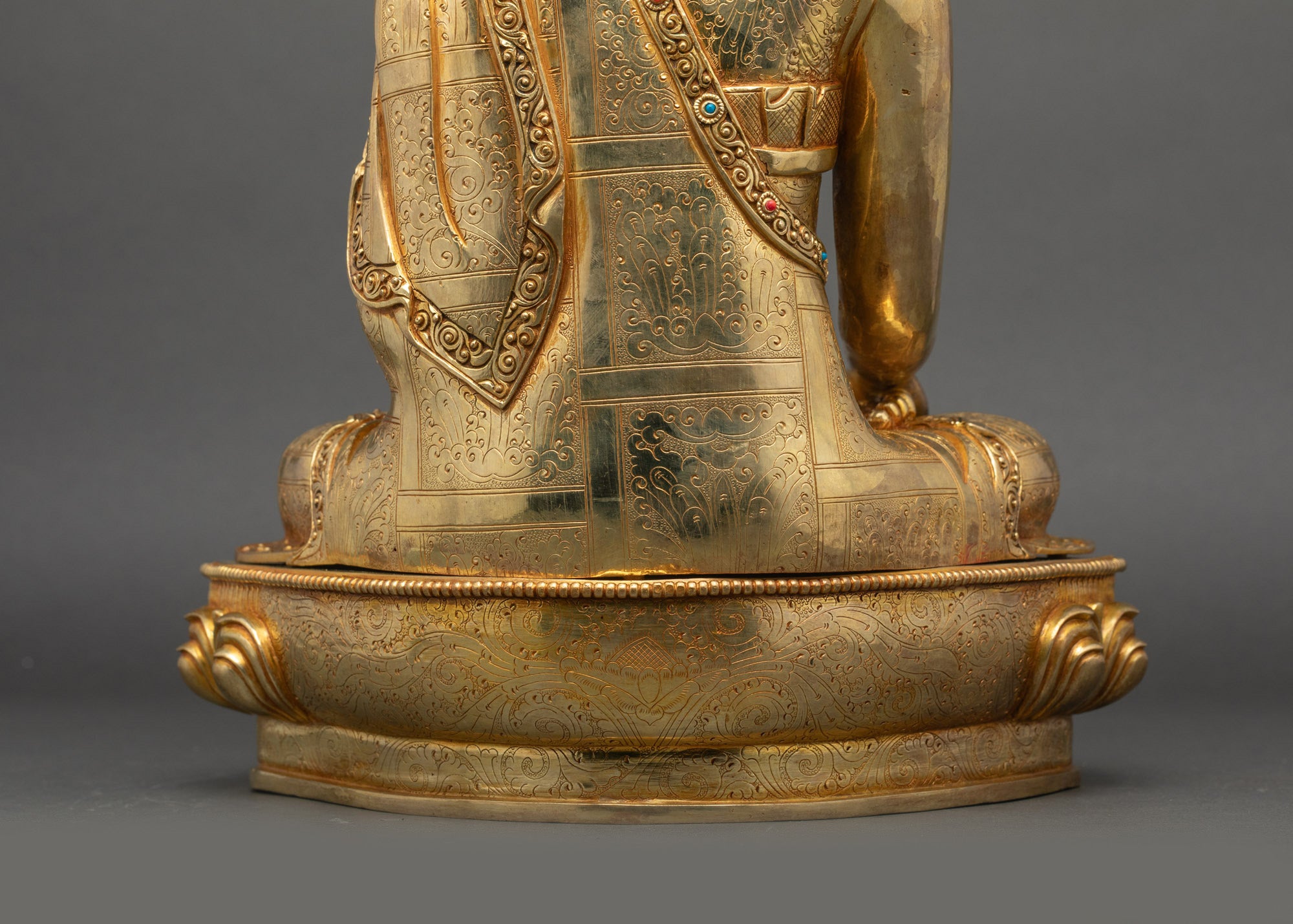 Buddhist Lama Jigten Sumgon Statue | Handmade Tibetan Sculpture Nepal