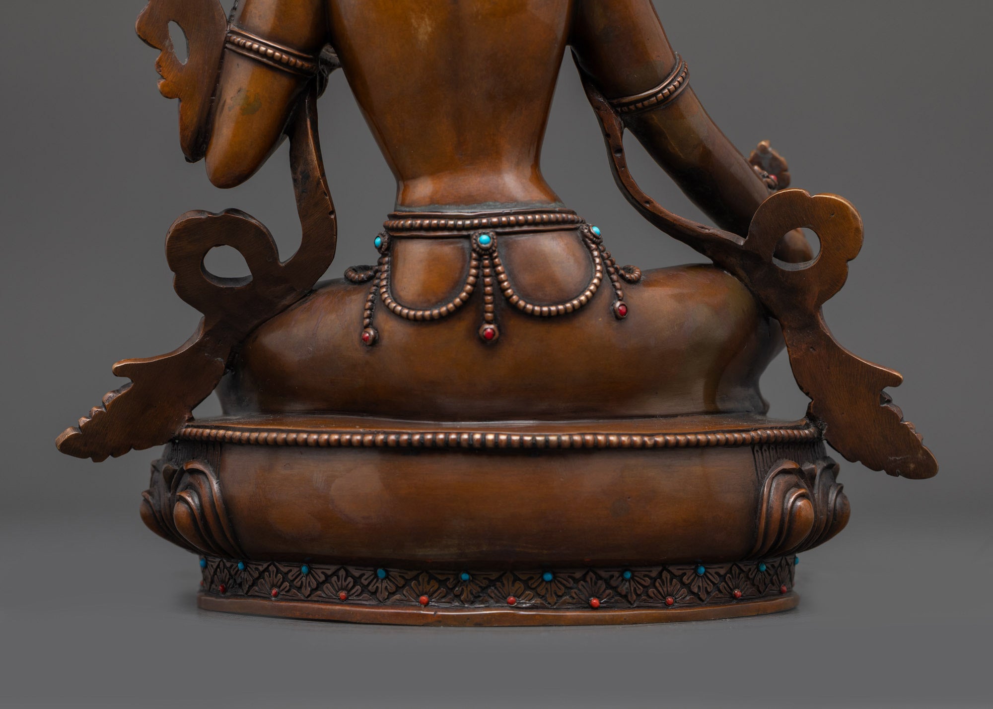 Oxidized Goddess Red Tara Statue | Magnetizing Manifestation of Tara