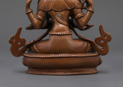 Meditation Avalokiteshvara Statue | Authentic Himalayan Buddhist Idol
