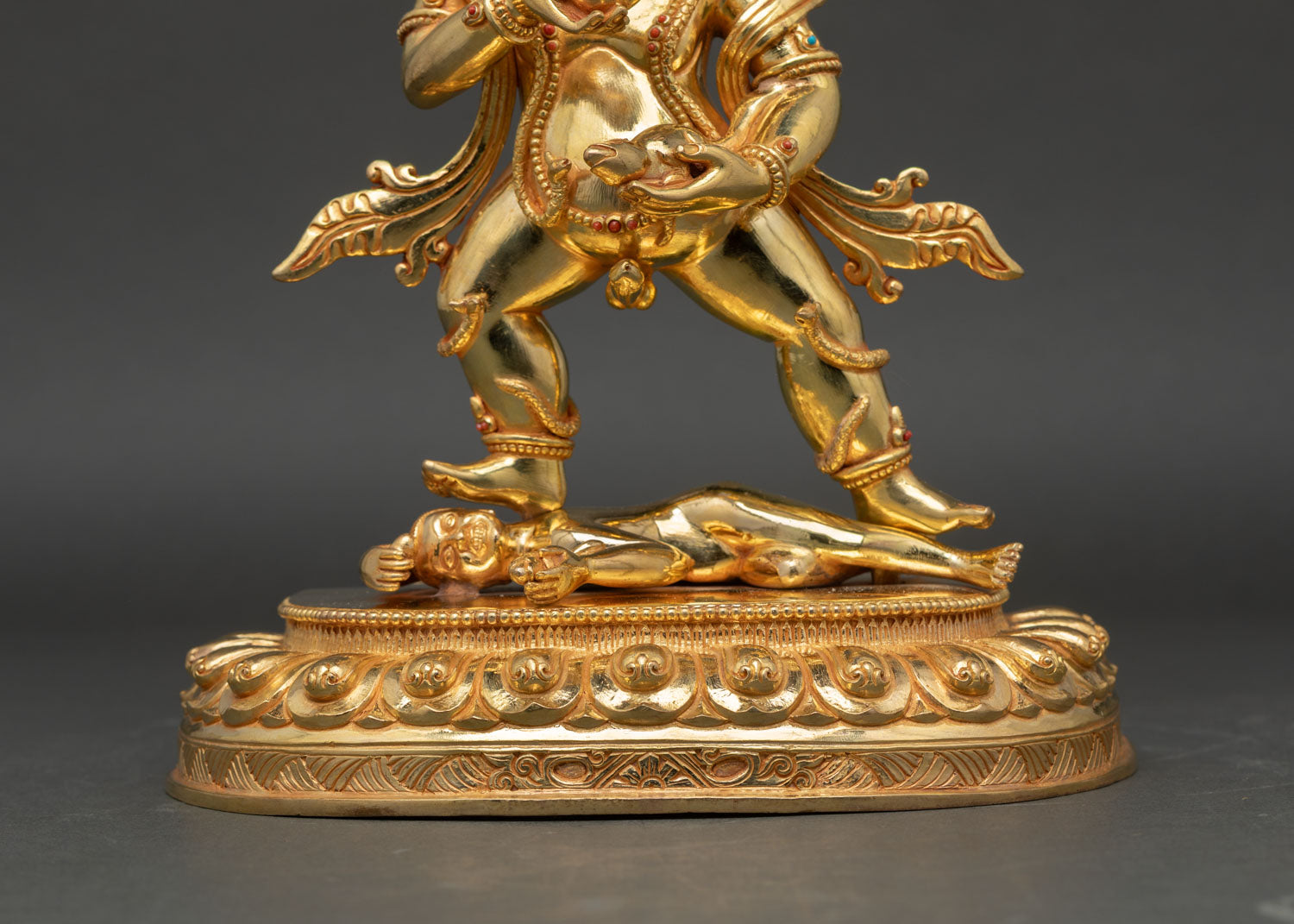 Black Dzambhala | Traditional Himalayan Wealth Deity