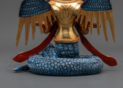 Exquisite Naga Kanya Sculpture | Spiritual Serpent Goddess Figurine