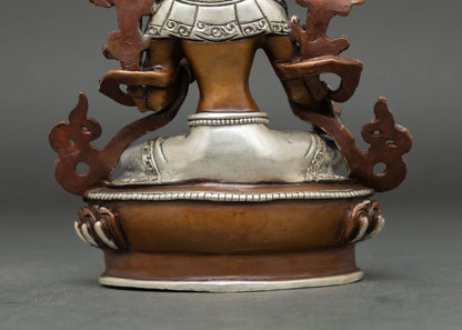 Green Tara Statue | Traditional Lost-Wax Cast Buddhist Art