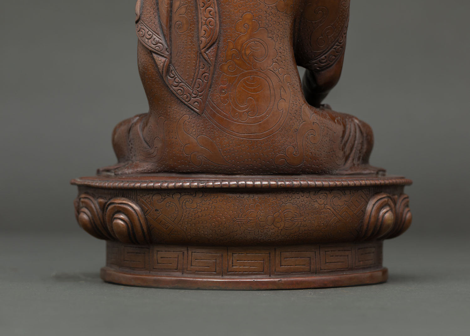 Gautama Shakyamuni Buddha Statue | Oxidized Copper Finish