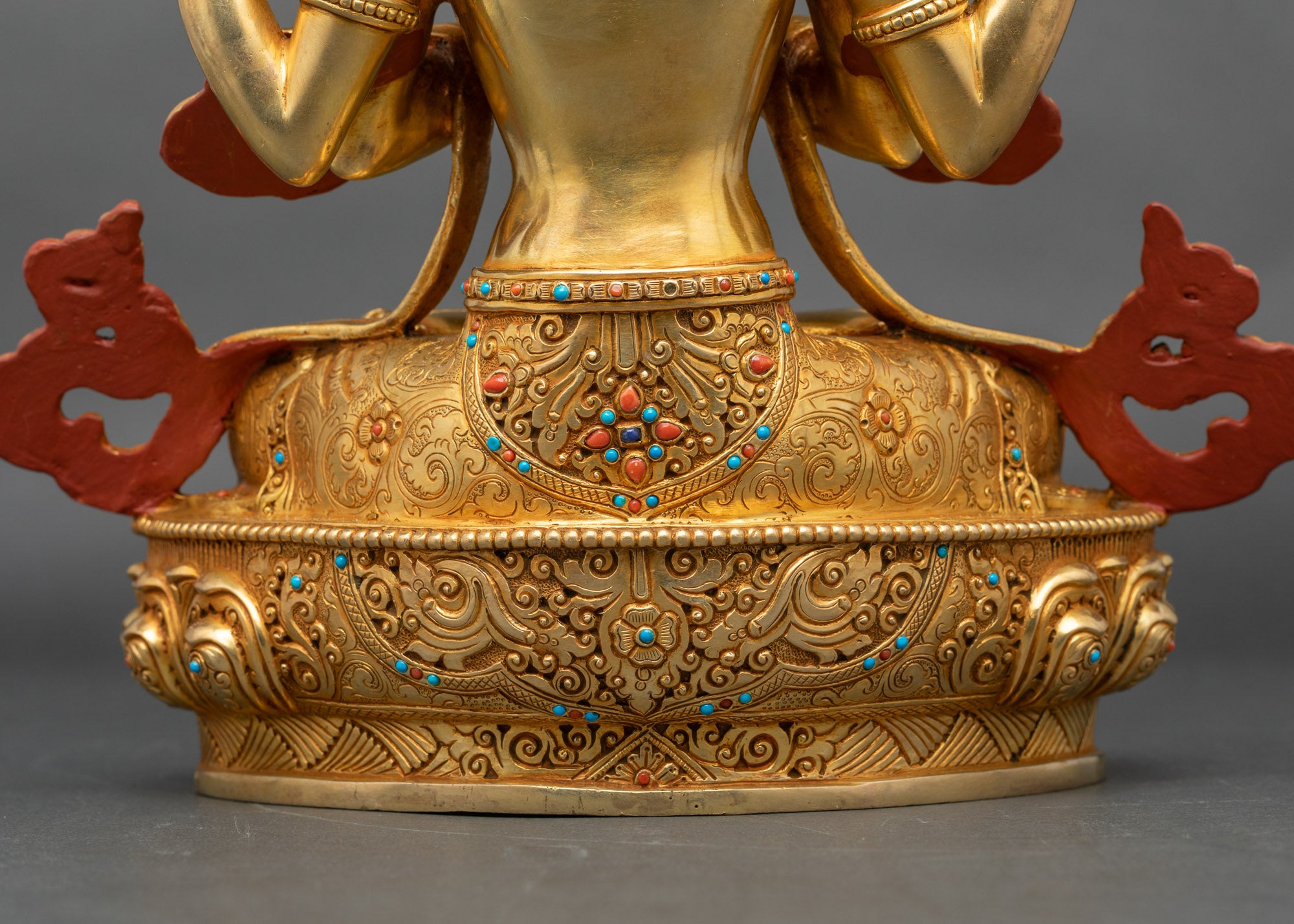 Four-Armed Avalokiteshvara Sculpture | Bodhisattva of Compassion