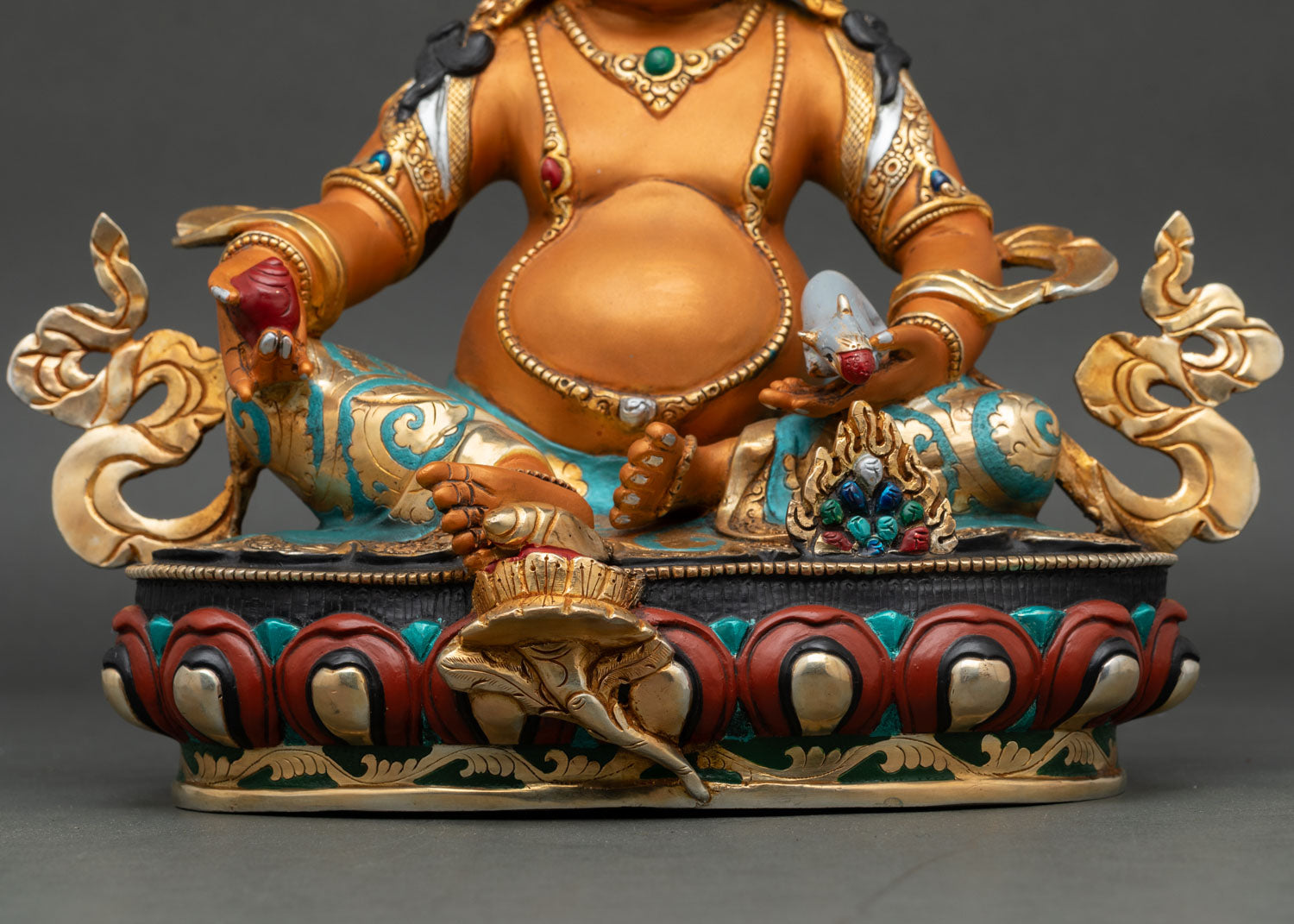 Dzambhala Statue | Handpainted Buddhist Sculpture Nepal