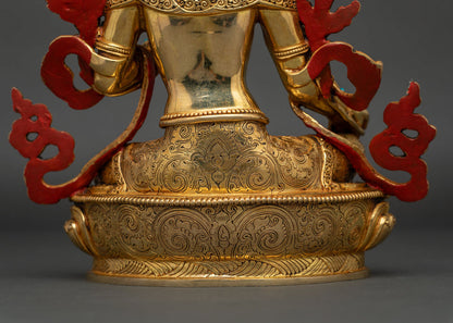 Green Tara Statue | Newari Handcrafted Buddhist Art from Nepal