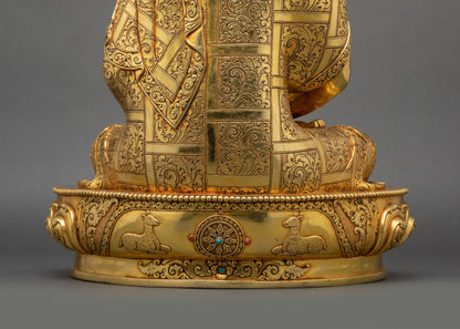 Premium Amitabha Buddha Statue | Spiritual Pure Land Icon from Nepal