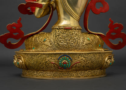 Manjushri Statue | Handcrafted Buddhist Art by Newari Artisans