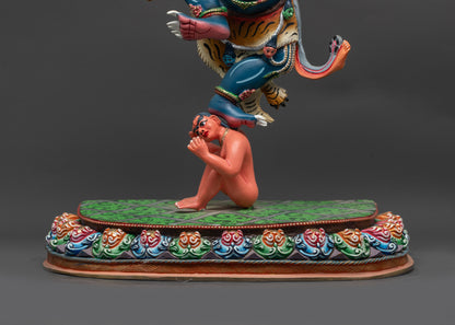 Handcrafted Garuda Statue | Powerful Mythical Bird Copper Sculpture