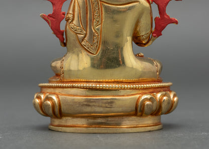 Nepalese Sakya Pandita Statue – Himalayan Buddhist Decor