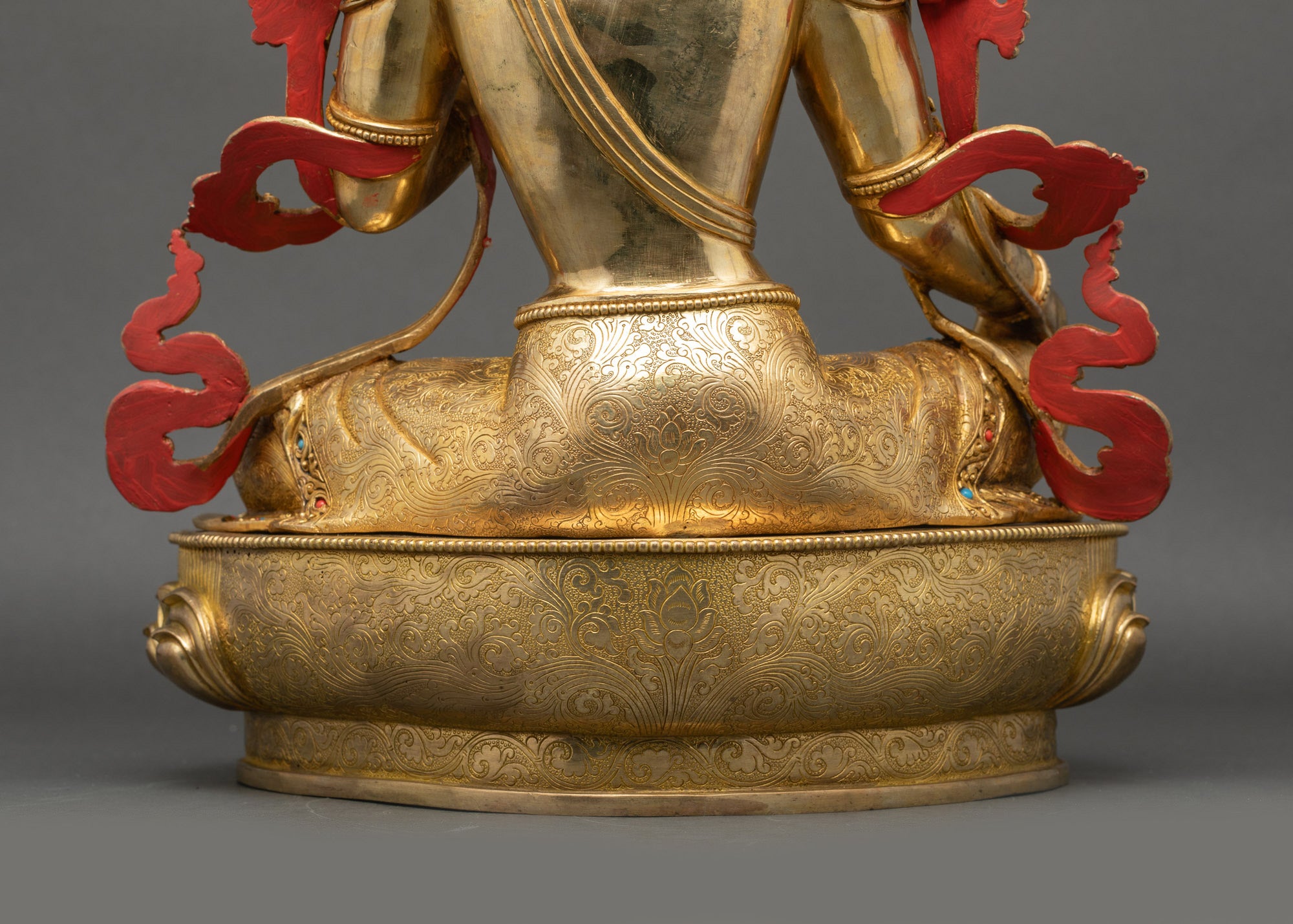 Premium Green Tara Statue for Meditation | Lost-Wax Casted Copper Art