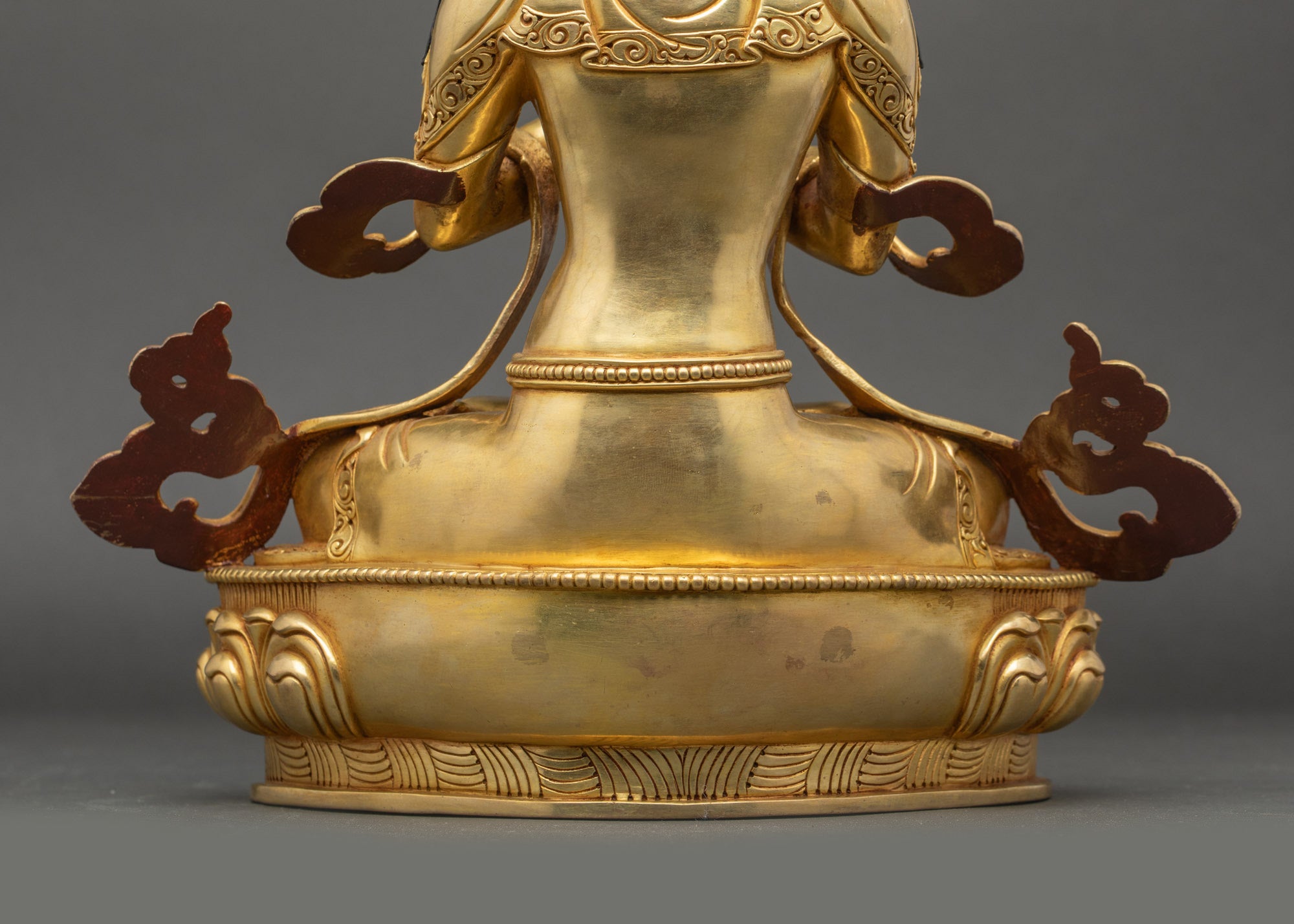 24K Gold-gilded Vajradhara Statue for Meditation Altar