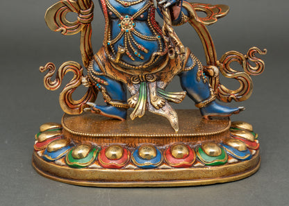Statue of Thunderbolt Holder Vajrapani | Handmade Nepalese Art