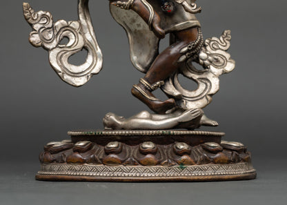 Oxidized Kurukulla Statue | Lost-Wax Copper Buddhist Sculpture